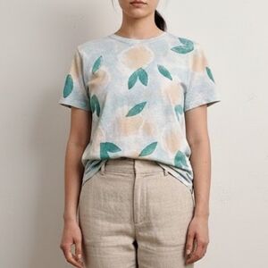 Jungmaven Everyone In A Hemp Tee Size Small Fruit Graphic Print